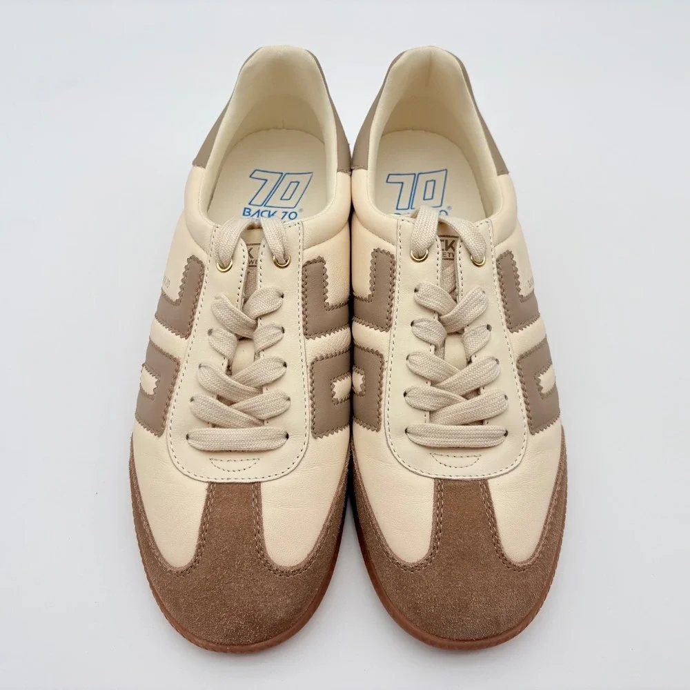 Back 70 Cloud Sneakers Womens Size 41 (US 9.5-10) Milk Taupe Brown Leather